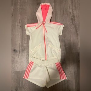 Jacket and Shorts Work Out Set